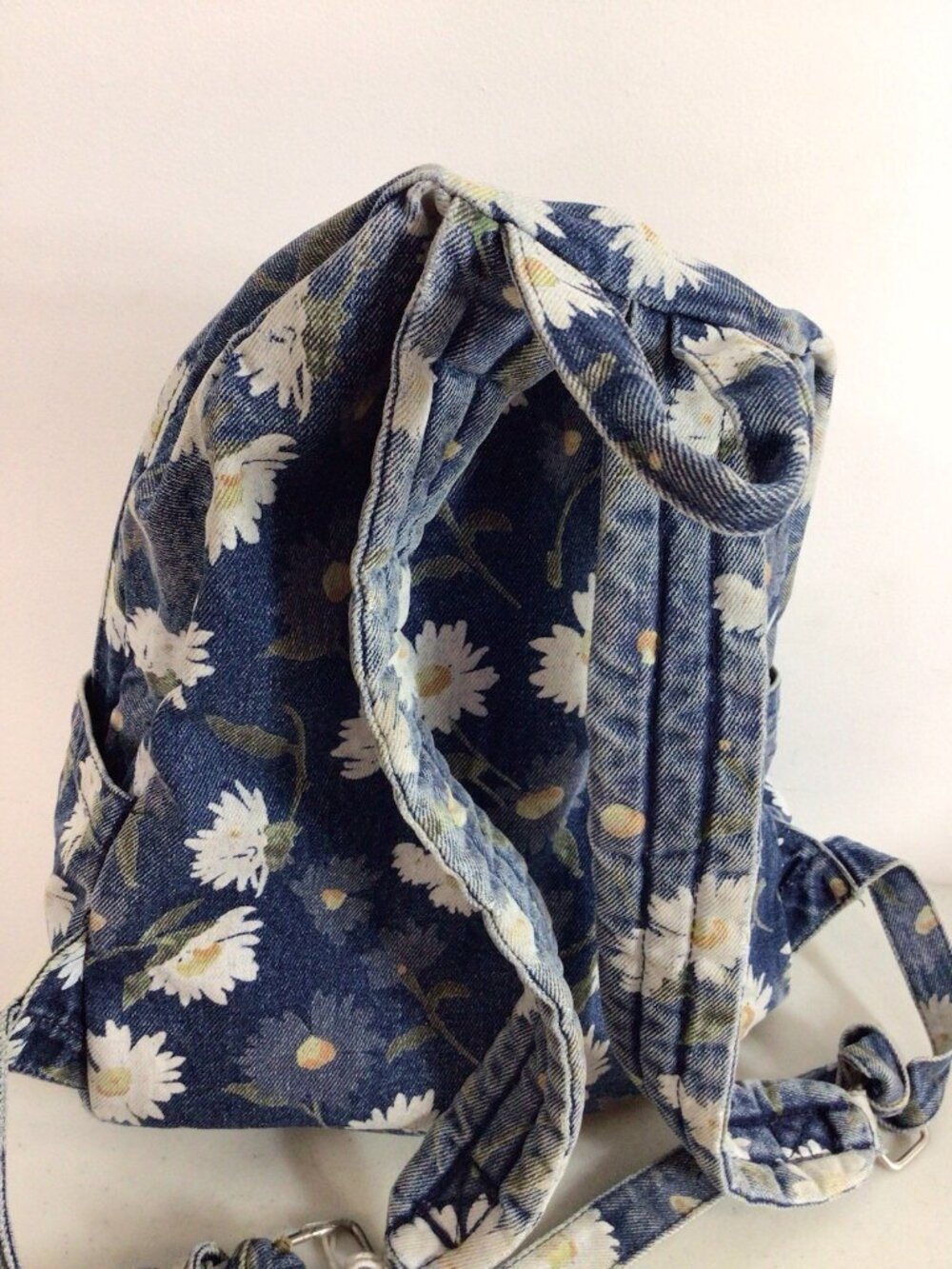 Y2K Festival Bag Daisy Denim BackPack Medium Bag Handbag Cute - Picture 4 of 9